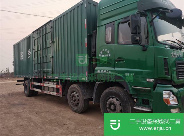 河北出售二手東風天龍9.6米箱式貨車