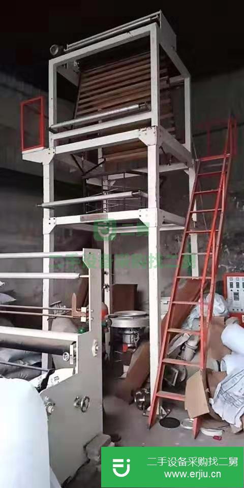 山西出售二手1.3米低壓單螺桿吹膜機