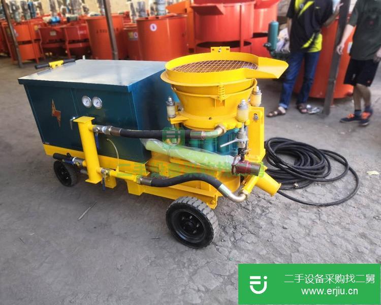 河南出售二手混凝土PZ-6噴射機