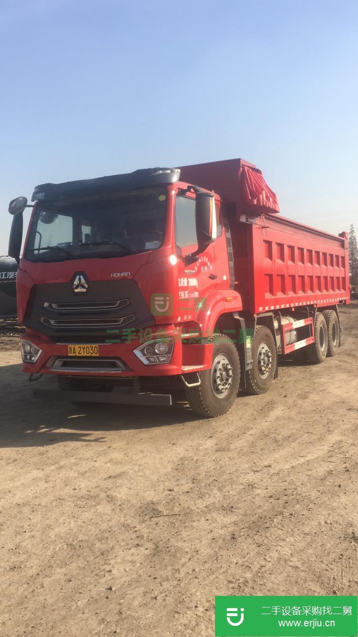 浙江出售二手重汽豪瀚340馬力自卸車