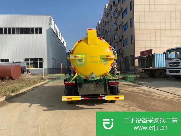 湖北出售二手京牌國六小多利卡吸污車5噸130馬力