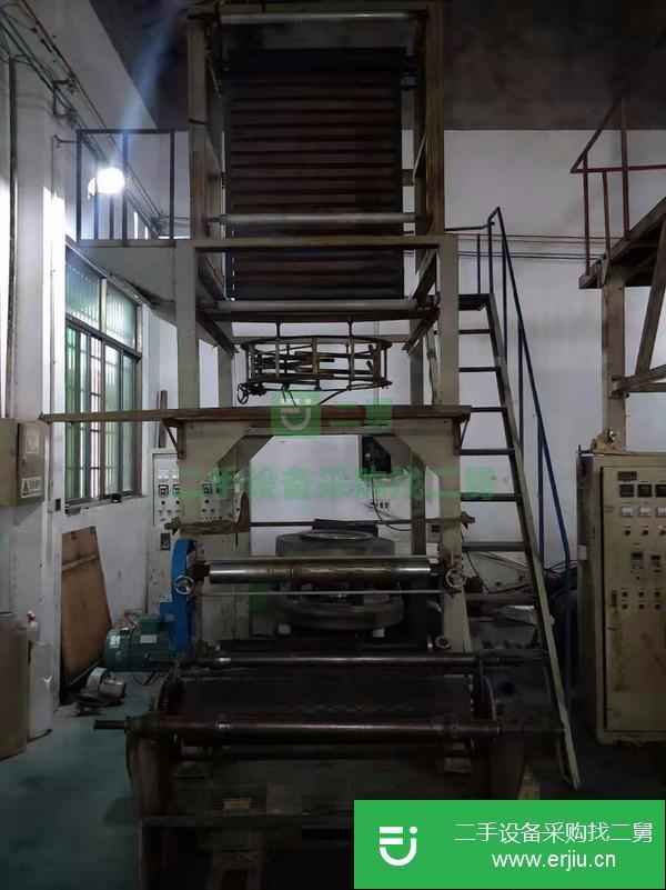 山西出售二手1.1米旋轉膜頭吹膜機