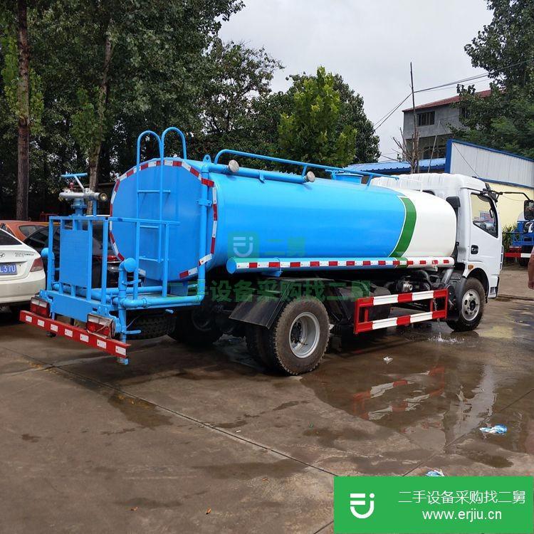 山東出售二手東風多利卡藍牌灑水車