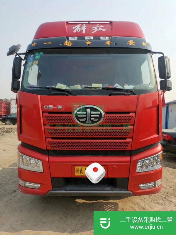 河北出售二手解放牽引車  420馬力雙驅(qū)