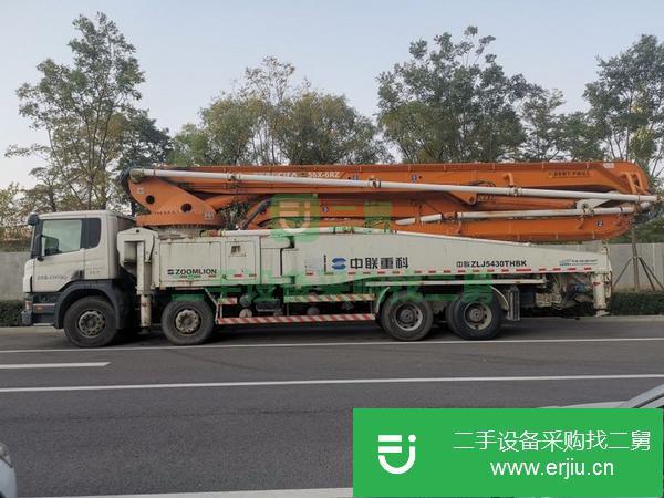 河北出售二手中聯56米四橋六節臂泵車車況完美