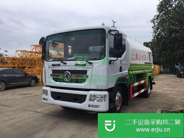 廣東出售二手東風14方灑水車國六法士特八檔變速箱3950軸距玉柴200馬力