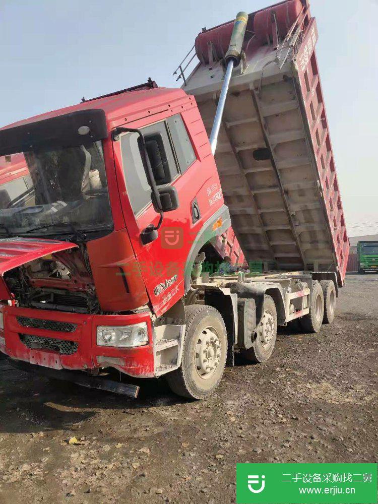 河北出售二手一汽解放290馬力自卸車