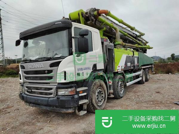 貴州出售二手18年中聯(lián)國五56米泵車