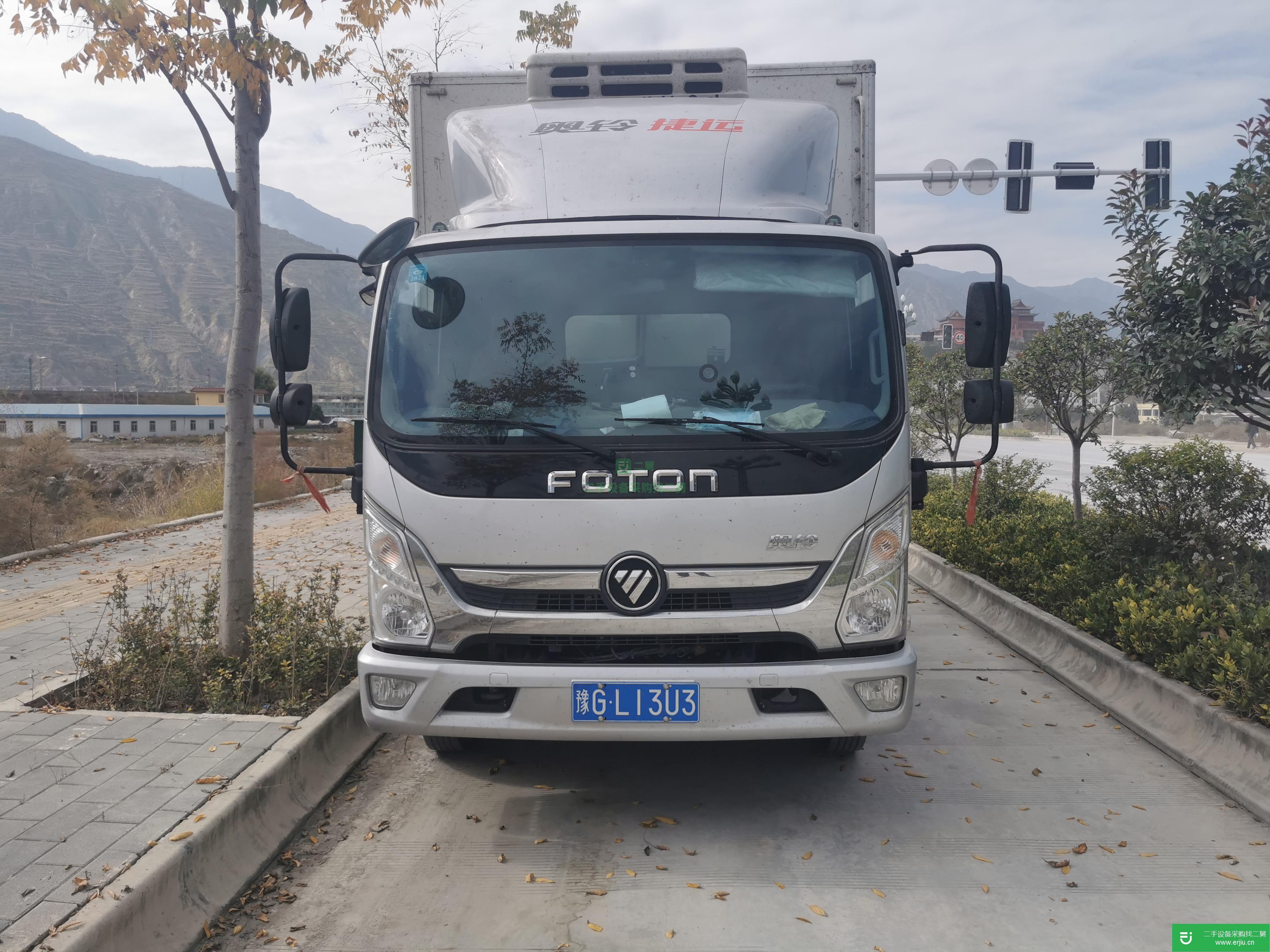 河南出售二手福田奧鈴冷藏車146馬力