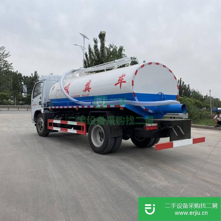 山東出售二手福田小卡5方吸糞車