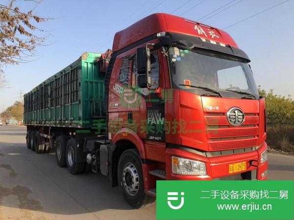 河北出售二手解放牽引車，420馬力