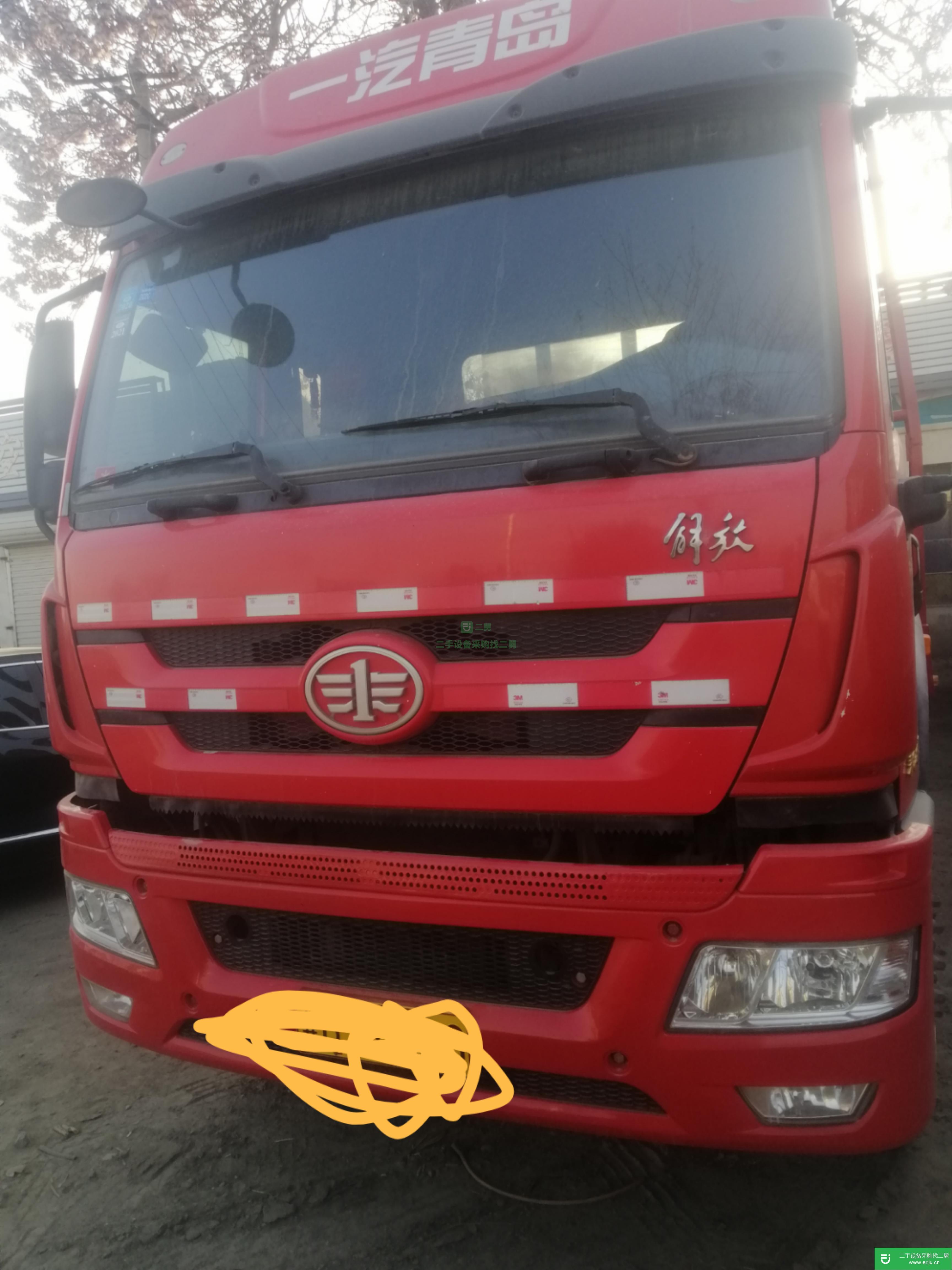 山東出售二手青島解放240馬力貨車