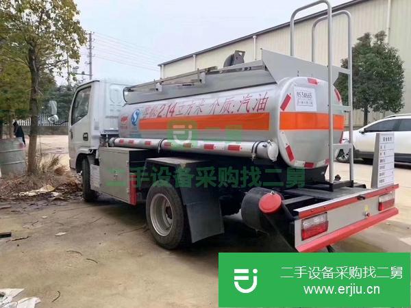 江蘇出售二手東風多利卡2噸油罐車國五全柴88馬力發動機