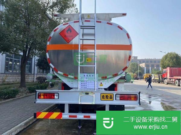 黑龍江出售二手解放鋁合金大柴325油罐車20噸