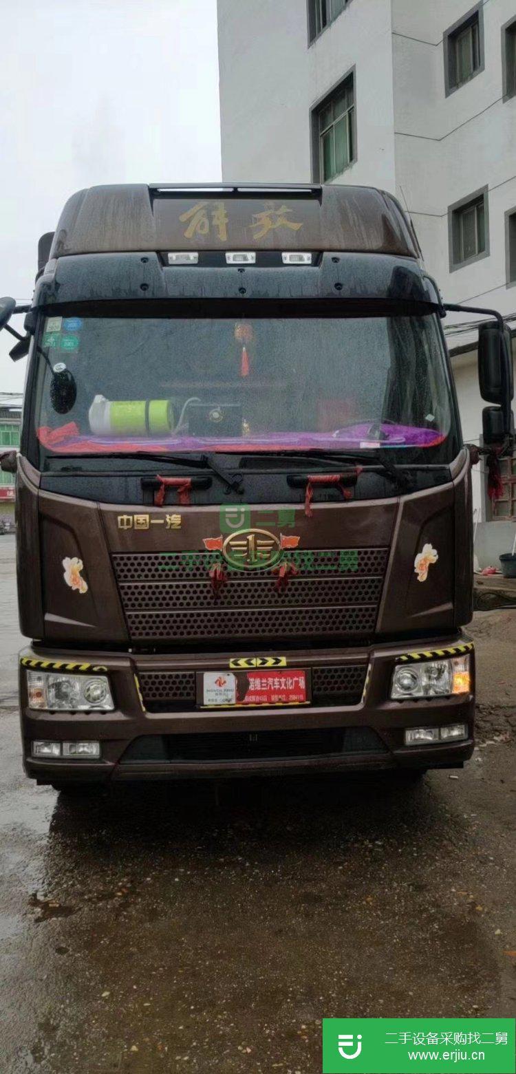 江西出售二手解放J6L倉柵式載貨車