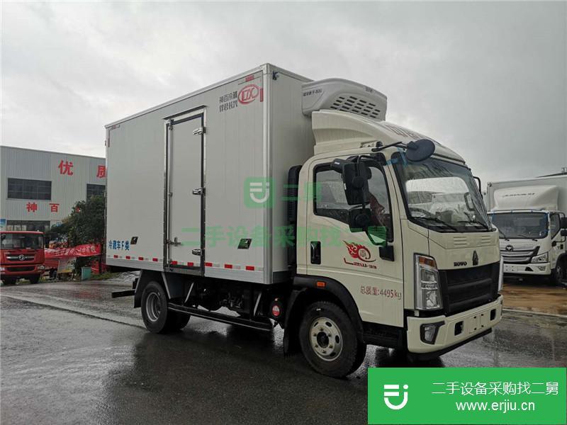 湖北出售二手重汽豪沃160馬力冷藏車