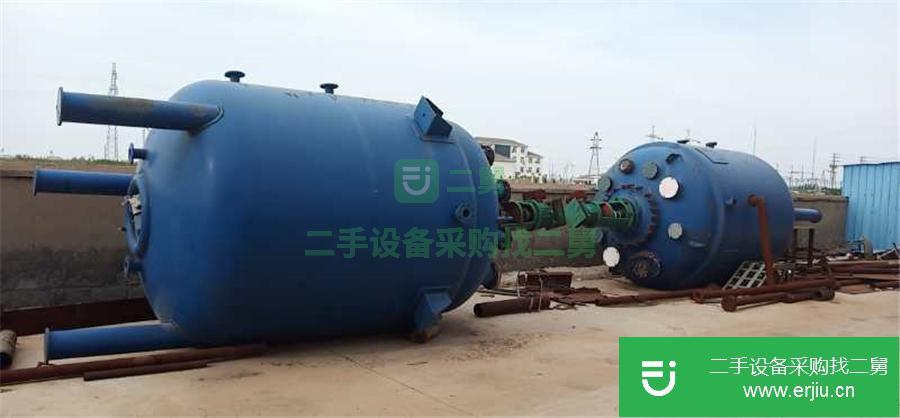 山東出售二手10噸搪瓷反應釜