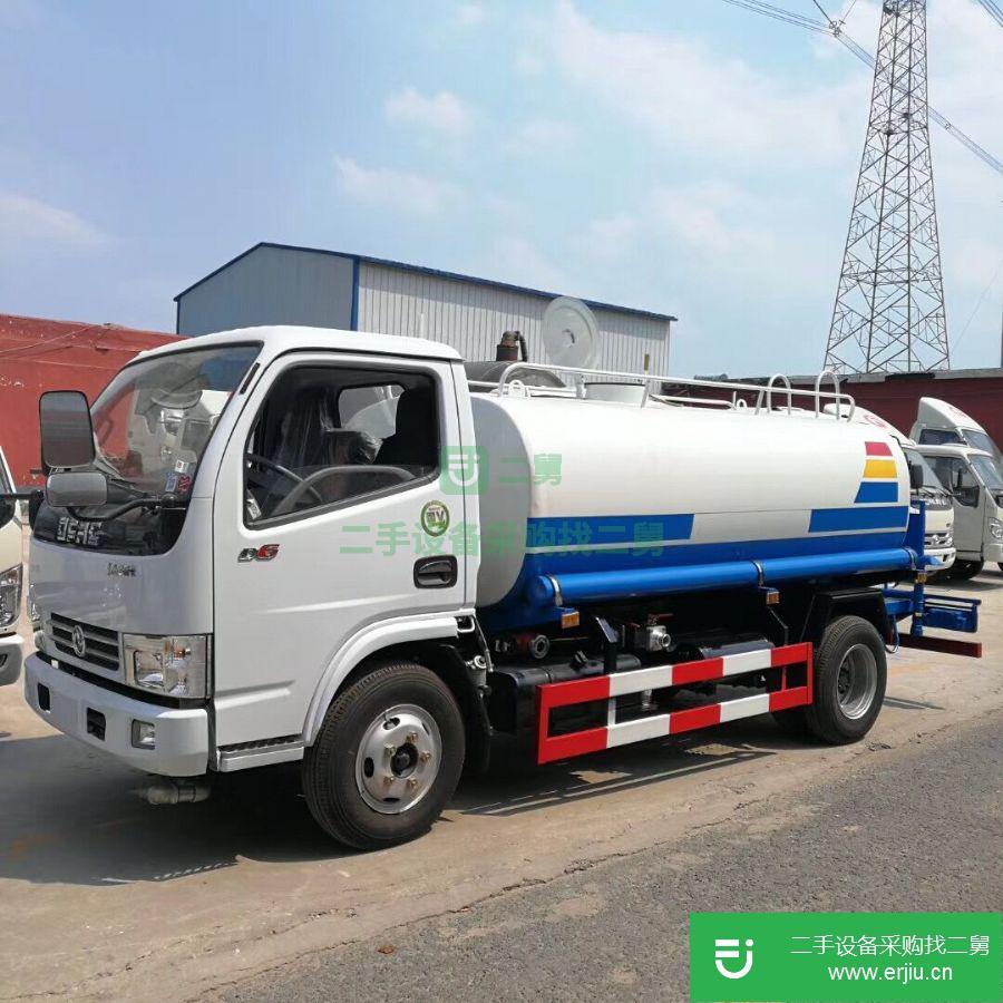 山東出售二手東風多利卡藍牌灑水車