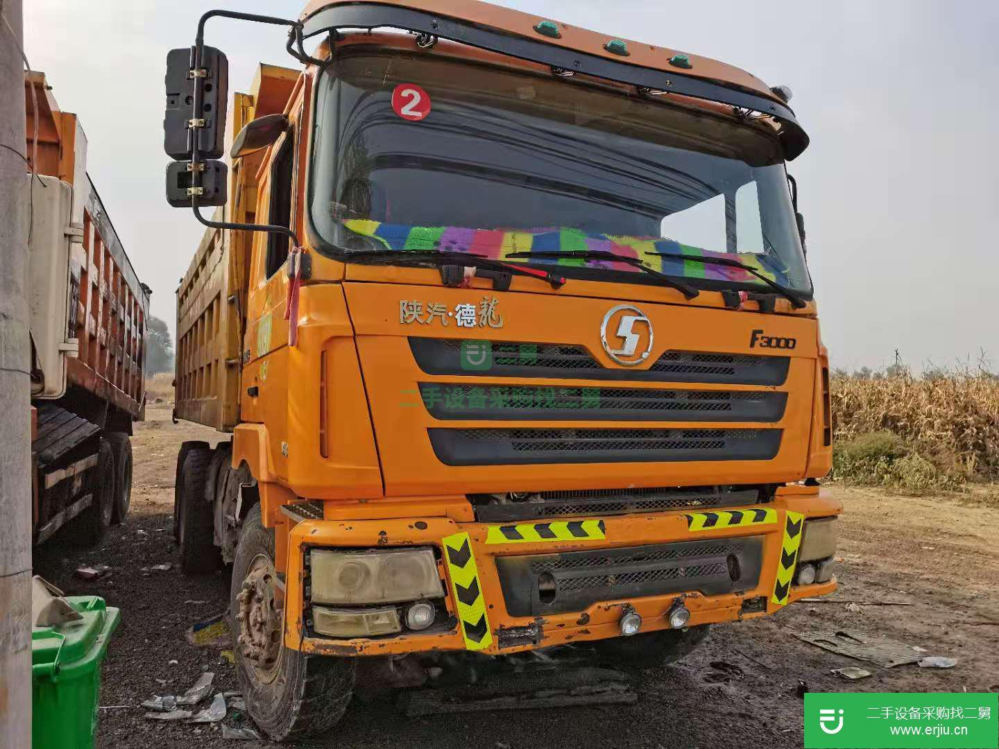 陜西出售二手德龍F300后八輪自卸車