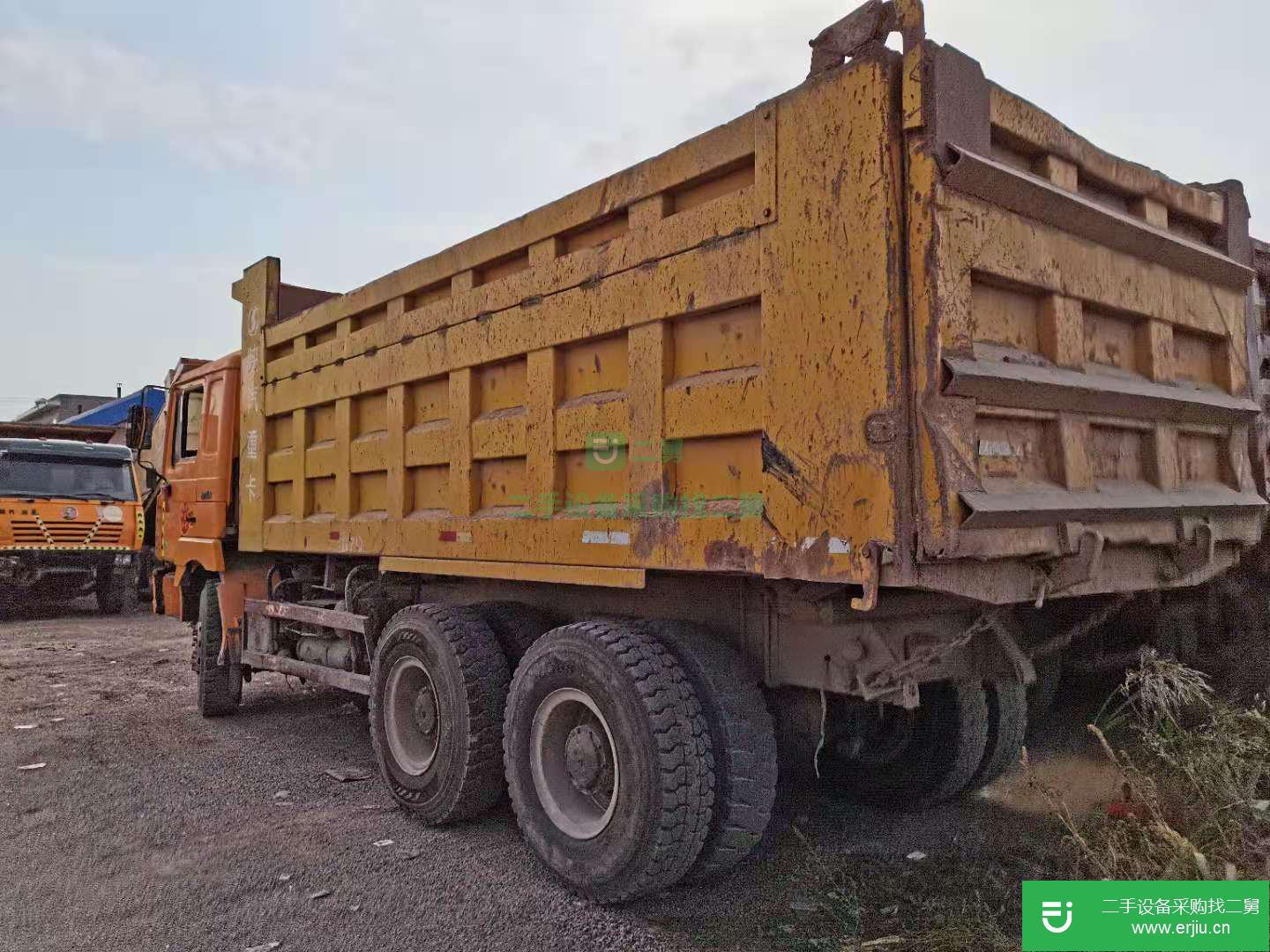 陜西出售二手德龍F300后八輪自卸車