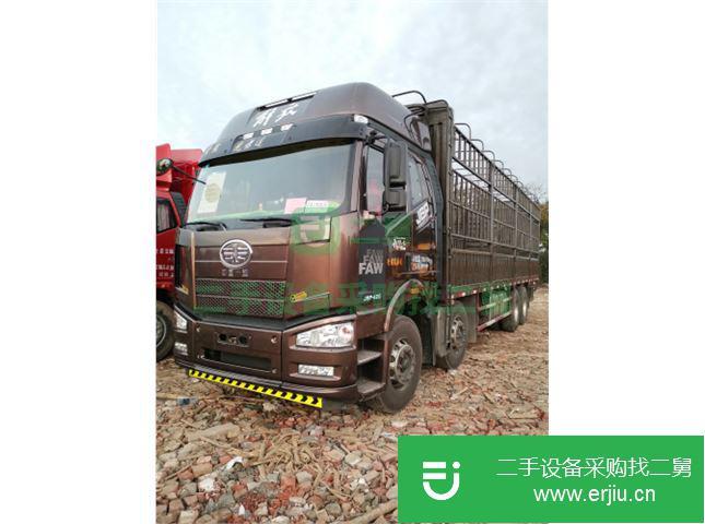 江西出售二手一汽解放J6P倉欄式貨車