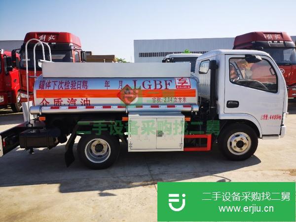 福建出售二手東風多利卡2噸油罐車國五全柴88馬力發動機