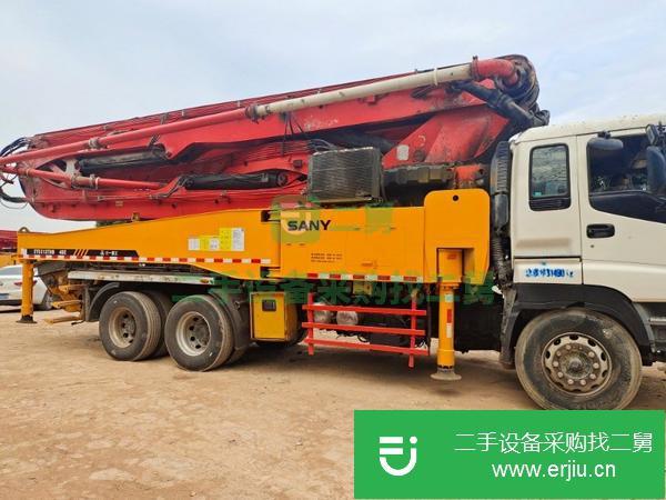 廣東出售二手12年三一五十鈴46米泵車