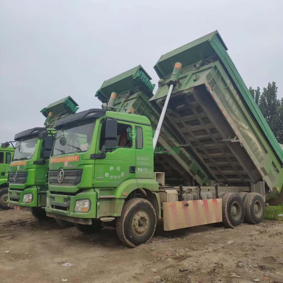 出售二手德龍前四后八工程自卸車