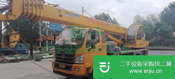 山東出售二手徐工國五十六噸汽車吊全車無漏油油電兩用