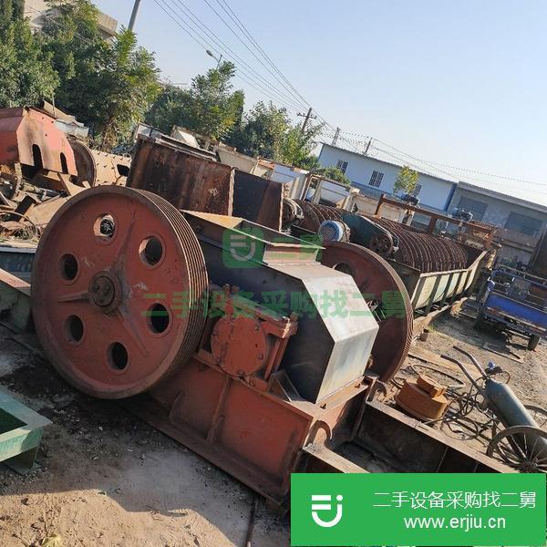河南出售二手對輥破碎機