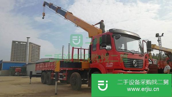 黑龍江出售二手東風(fēng)后八輪隨車吊單橋