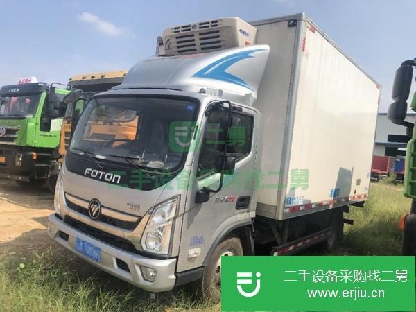 湖北出售二手福田奧鈴4.2米寬體冷藏車