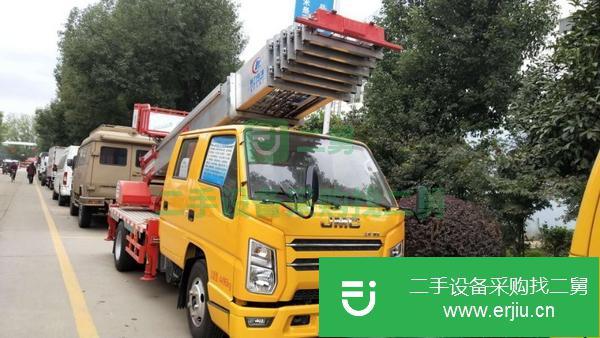 福建出售二手32米藍牌高空云梯車