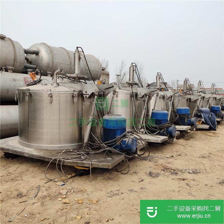 山東出售二手平板吊袋卸料離心機(jī)