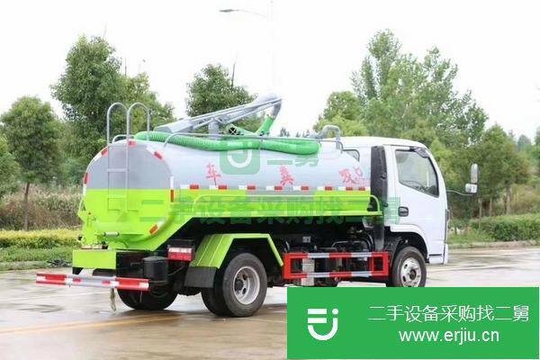 湖北出售二手東風福瑞卡5方吸糞車