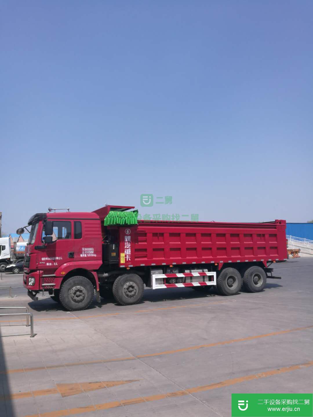 山東出售二手陜汽重卡375馬力自卸車