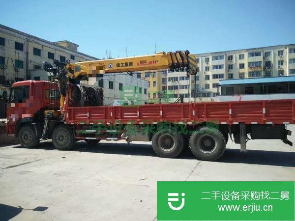 湖北出售二手徐工16噸隨車吊13年7月出廠,國三