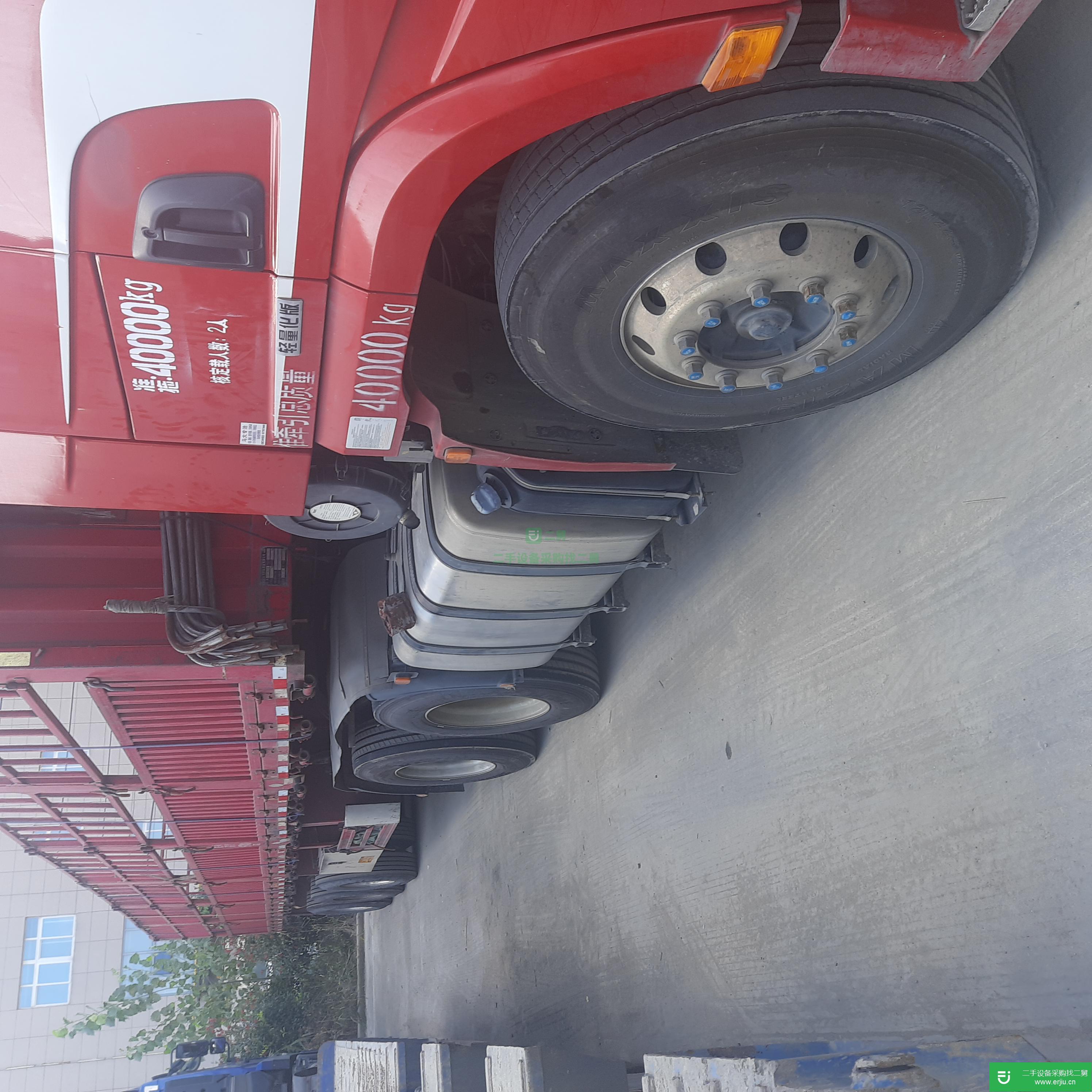 江蘇出售二手陜汽重卡440馬力半掛車