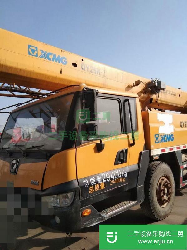 江蘇出售二手徐工25K-2汽車吊手續(xù)齊全先導(dǎo)操作