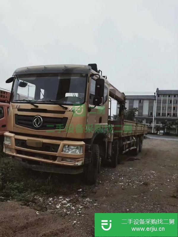 廣東出售二手騰宇前四后八12噸國五270馬力隨車吊車況精品