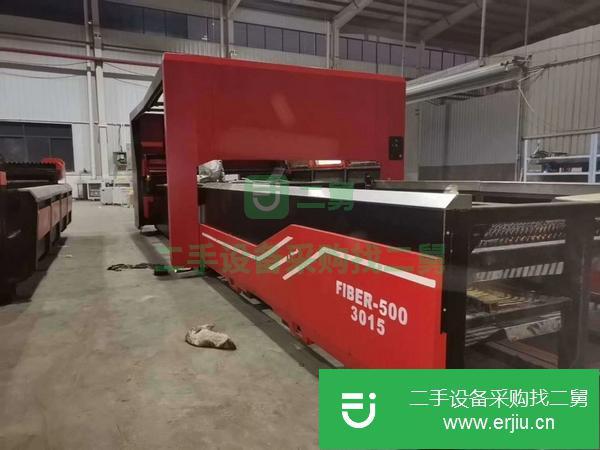 河南出售二手百盛1500瓦金屬激光切割機