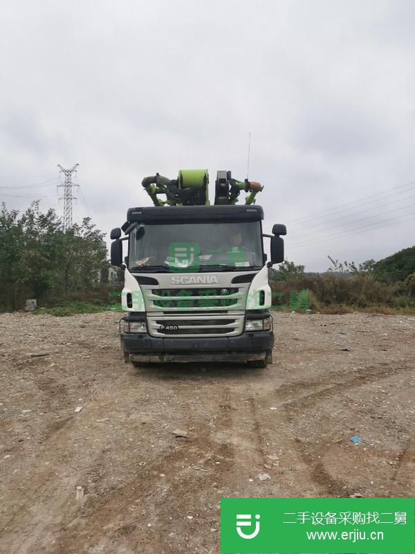 廣東出售二手18年中聯(lián)國(guó)五56米泵車