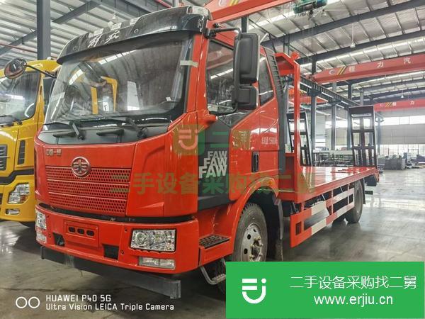 湖北出售二手解放J6平板運輸車