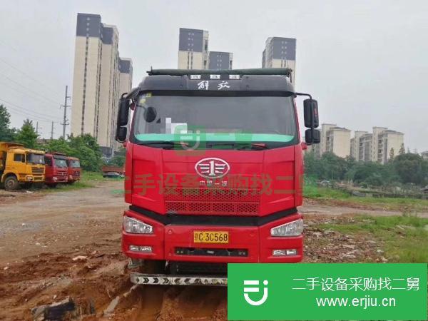 江西出售二手解放J6P自卸車