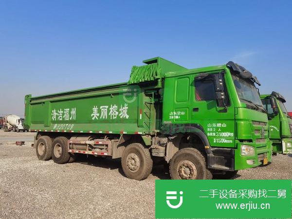 河北出售二手豪沃自卸車 濰柴430馬力，可分期可提檔