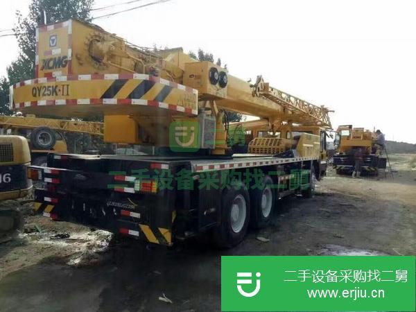 上海出售二手徐工25噸無牌汽車吊原版原車油漆,車況性能良好
