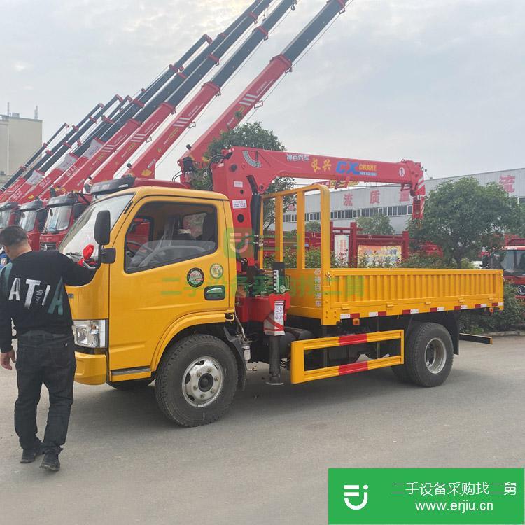 新疆出售二手程力威牌三節臂隨車吊