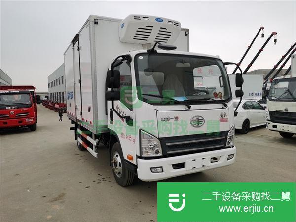 黑龍江出售二手一汽解放4.2米130馬力冷藏車