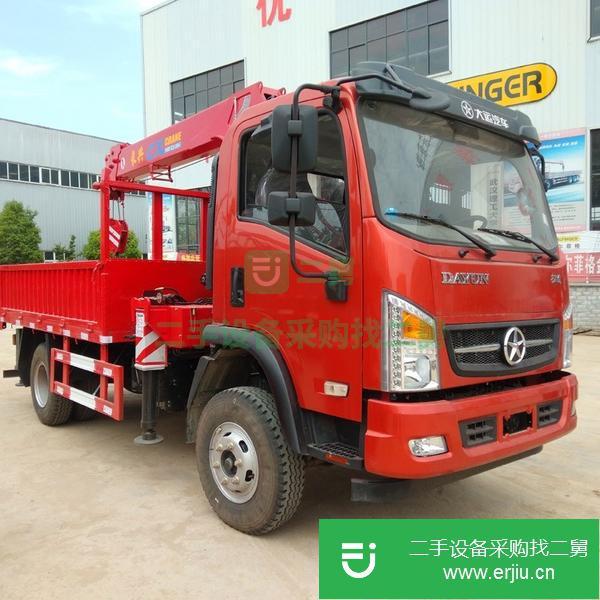 湖北出售二手大運5噸隨車吊