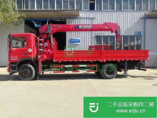 湖北出售二手東風暢行后八輪國五240馬力隨車吊